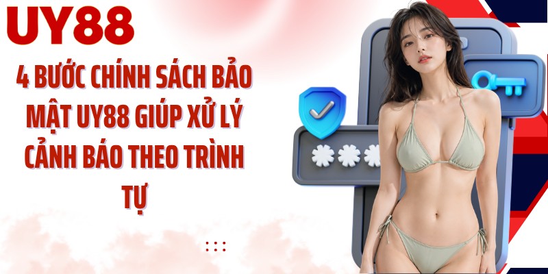 4 bước chính sách bảo mật UY88 giúp xử lý cảnh báo theo trình tự