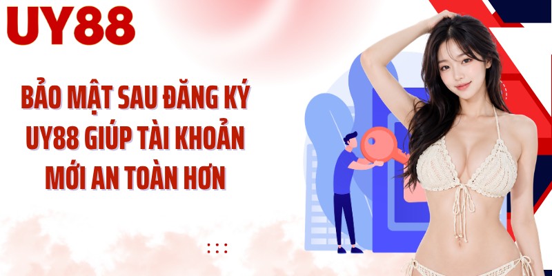 Bảo mật sau đăng ký UY88 giúp tài khoản mới an toàn hơn