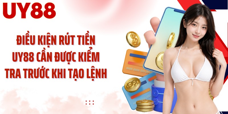Điều kiện rút tiền UY88 cần được kiểm tra trước khi tạo lệnh